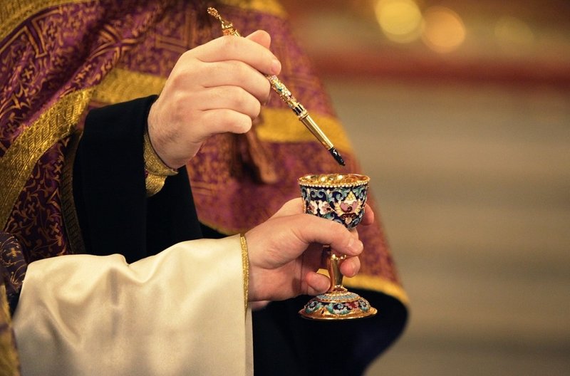 Anointing with oil during prayer for healing