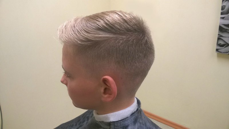 Haircut for a boy from 7 to 10 years