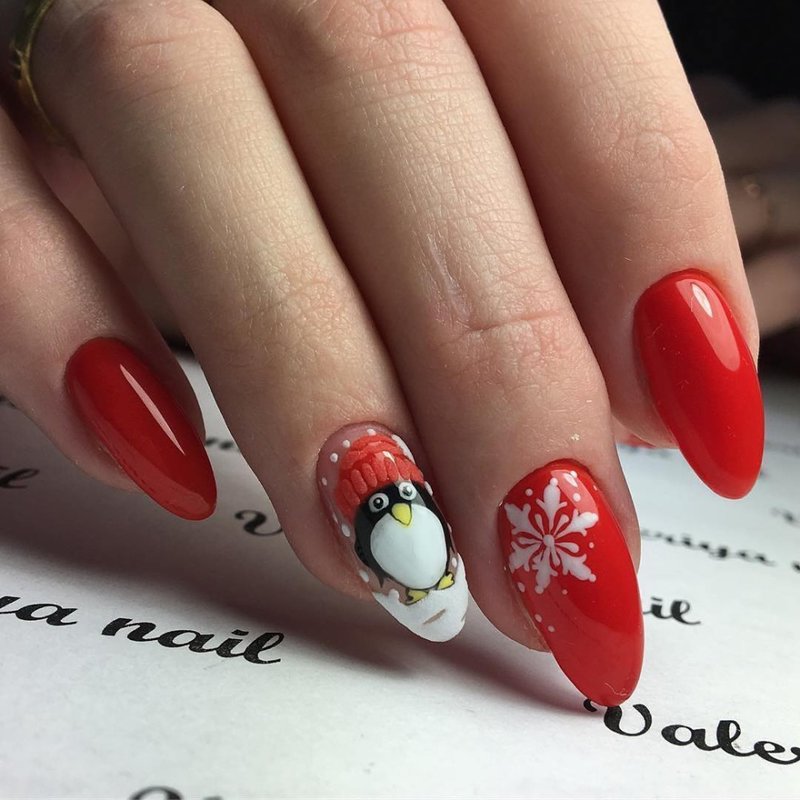 New Year's manicure