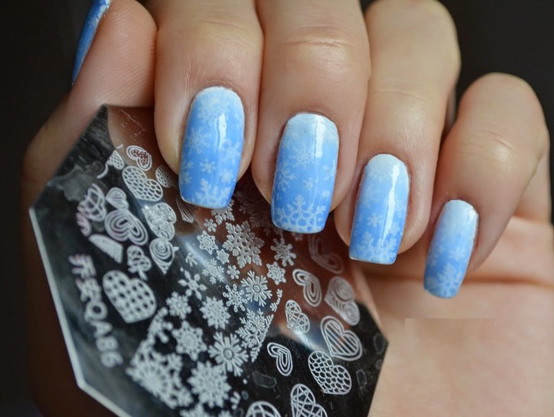 Winter design with snowflakes.