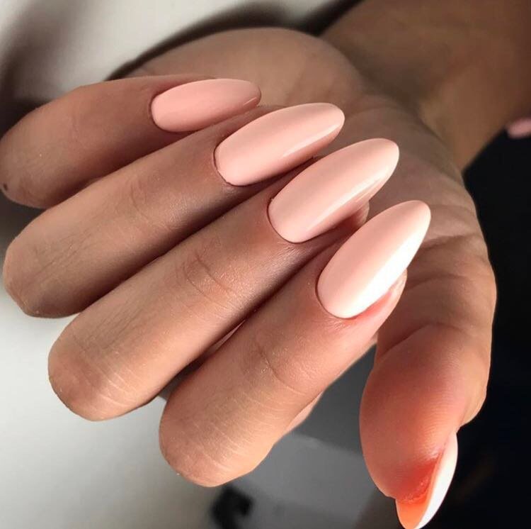 Peach nails