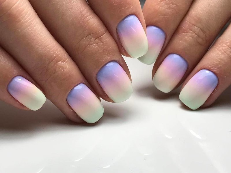 Delicate ombre