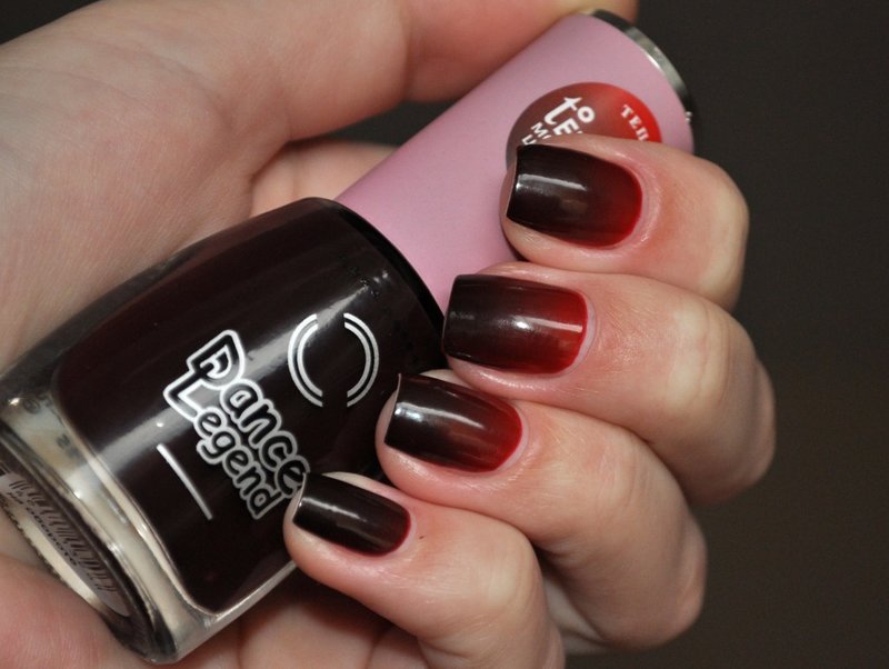 Burgundy thermal varnish