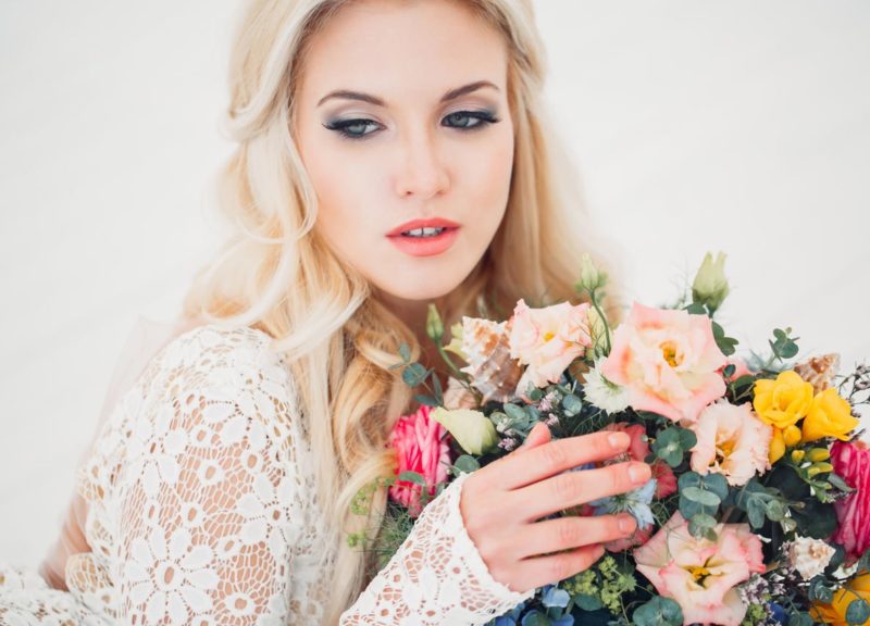 Wedding makeup for blondes