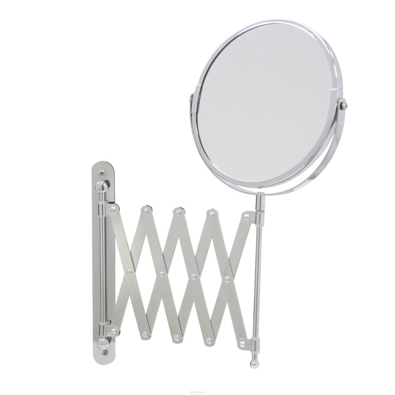 Mirrors with accordion mount