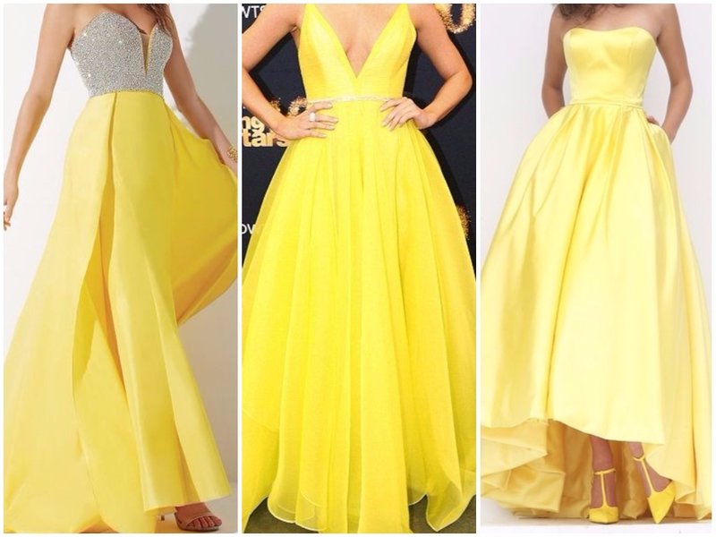 Yellow dresses for the New Year's image