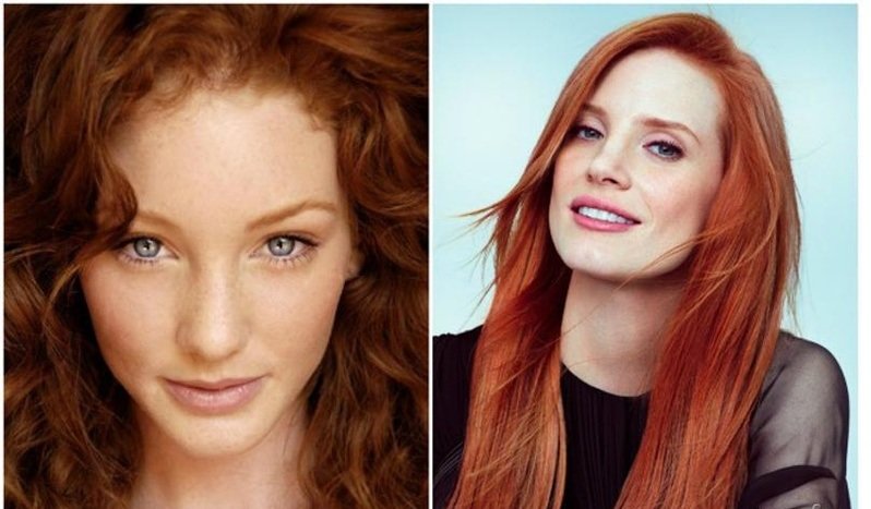 Natural makeup for redheads