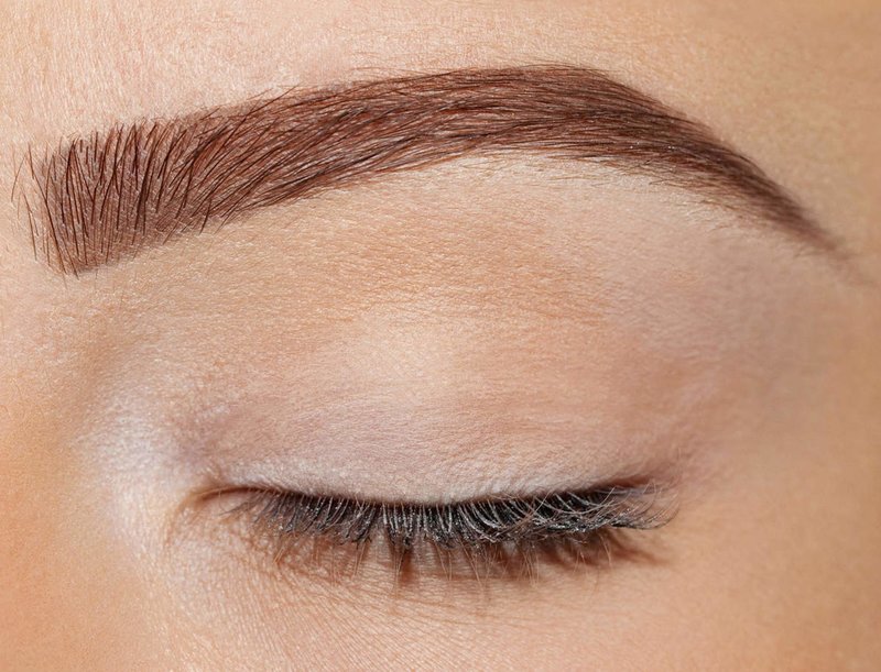 The final result of permanent makeup