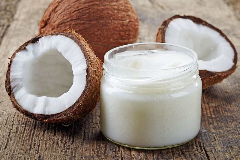 Jar of coconut oil