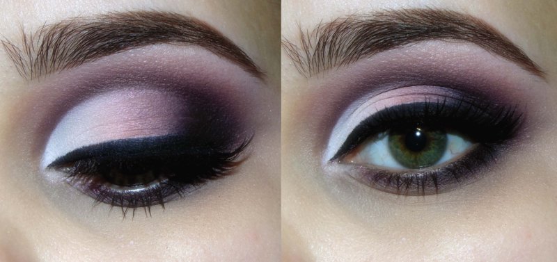 Makeup vice versa with shadows