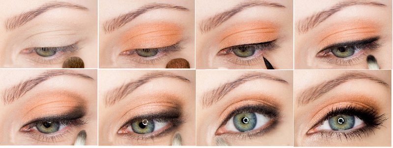 Step-by-step daily makeup for Julia Blondes