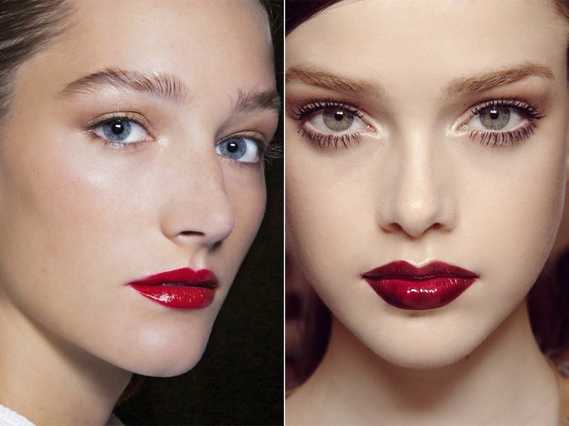 Evening makeup 2024 with an emphasis on lips