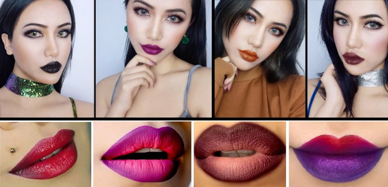 Variations of Matte Lipstick