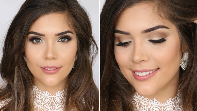 Wedding makeup for brunettes