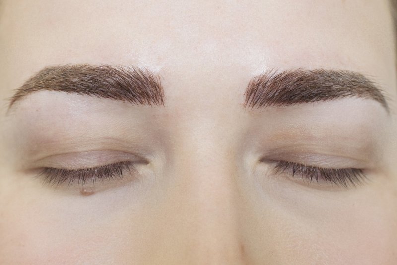 Hair Technique for Permanent Eyebrow Makeup