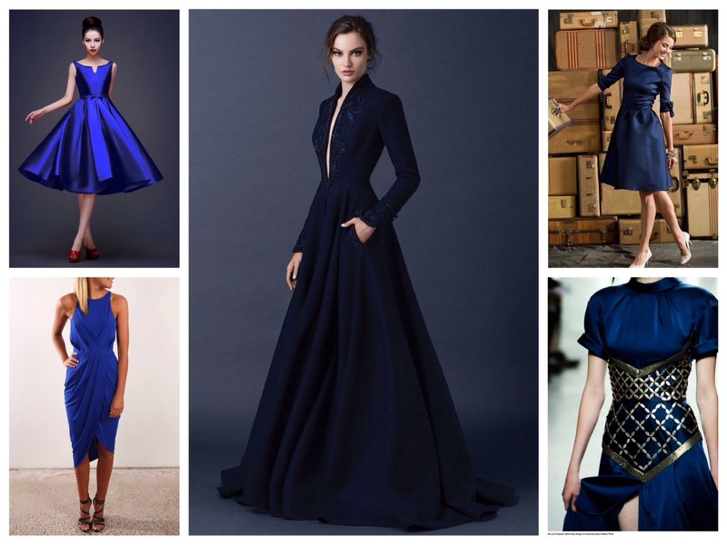 Navy dresses for Taurus girls