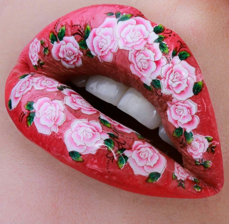 Roses on the lips