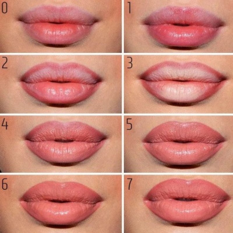 Wedding lip makeup step by step