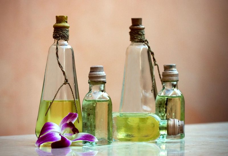 Various hair oils