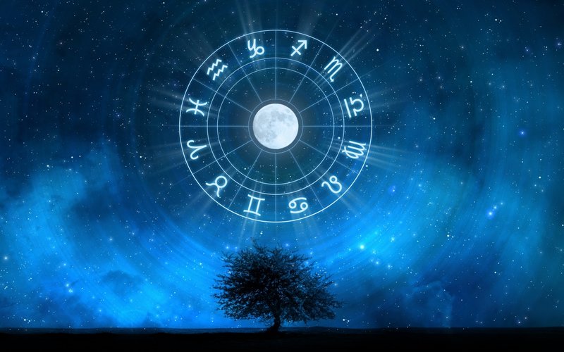 Signs of the zodiac in the sky