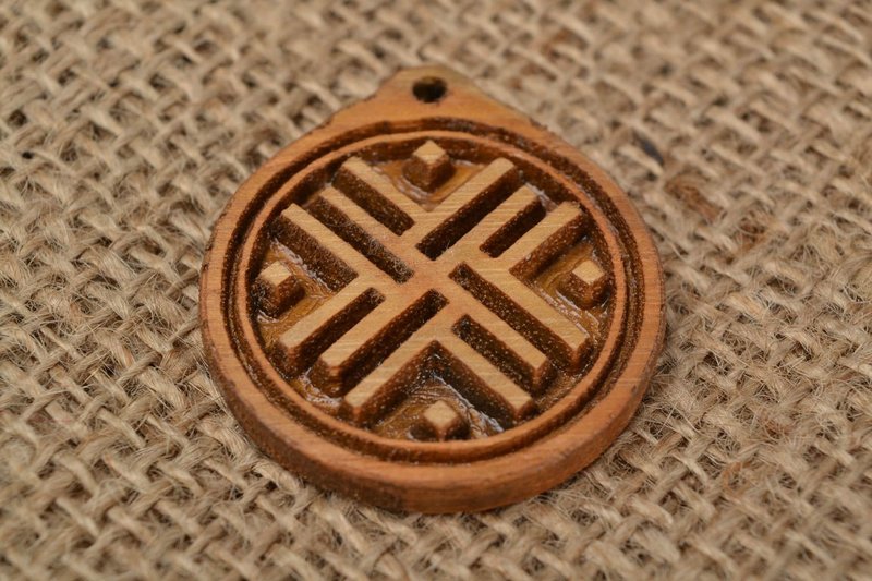 Wooden amulet