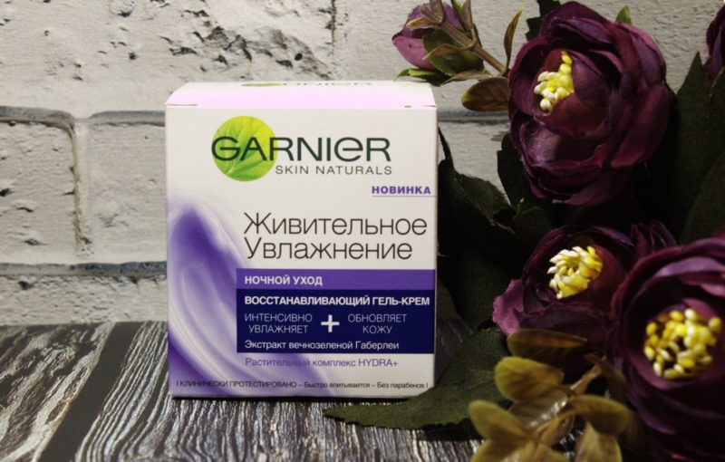 Night cream-gel Revitalizing hydration, from Garnier