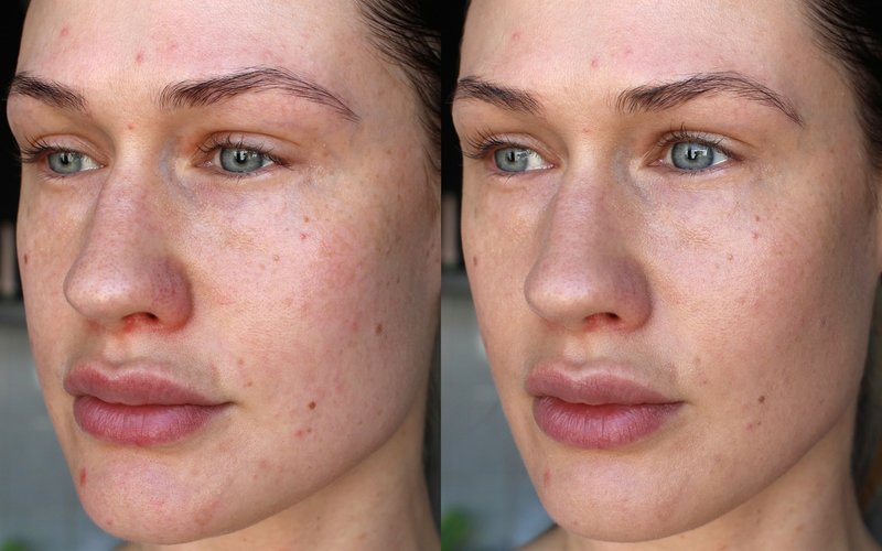 Peeling effect prx-t33: photo before and after the first procedure