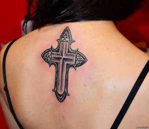 Cross tattoo