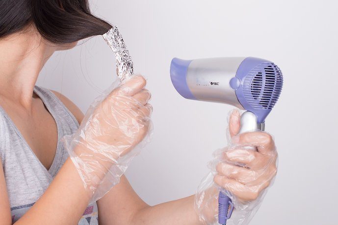 Heated hot mask with hairdryer