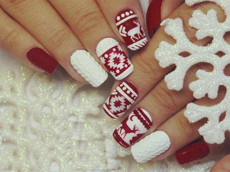 Winter nail design