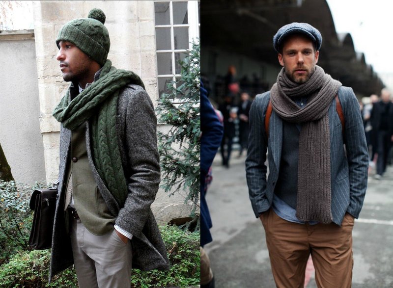 Fashionable Knitted Scarves