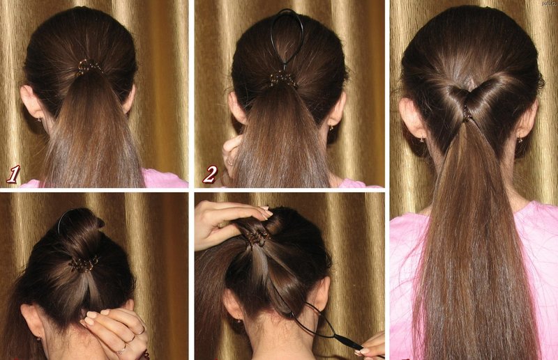 Hairstyle Pony Tail Inside Out: Phased