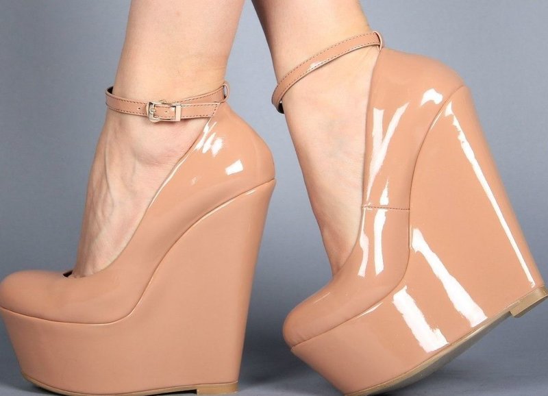 High platform shoes