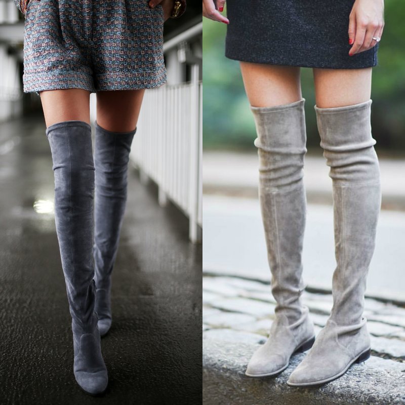 Stylish stocking boots fall-winter