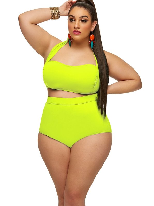 Bright swimsuit