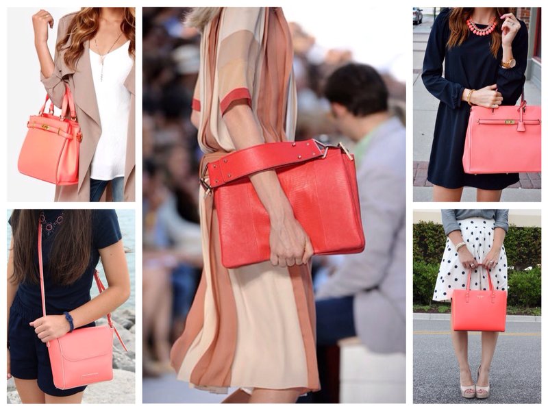 Live Coral Handbags