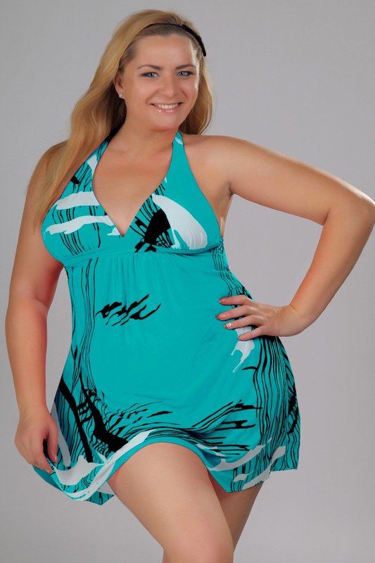 Swimsuit with a nautical theme