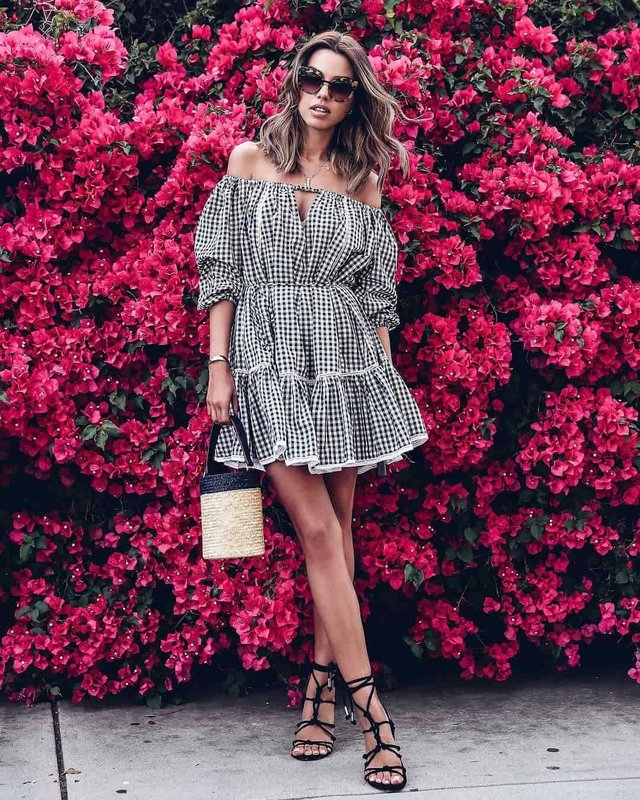 Fashionable summer dress