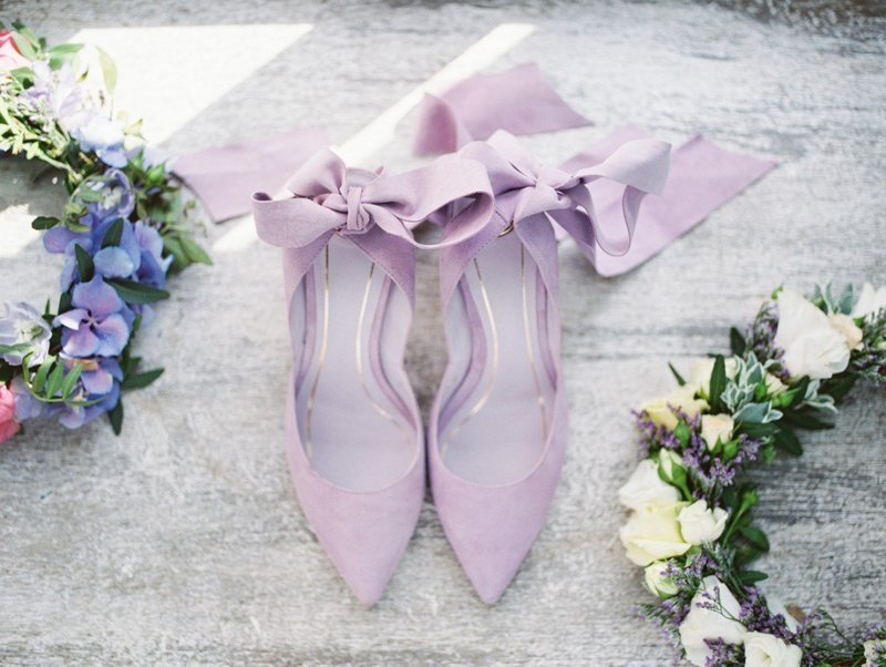 Lilac pointe shoes