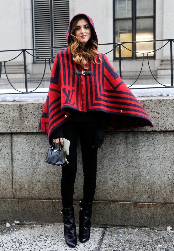 Stylish women's poncho