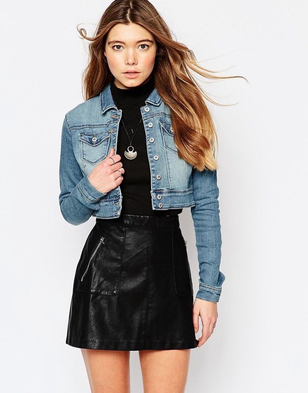 Cropped Denim Jacket