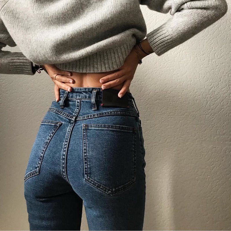 High Waist Fashion Jeans