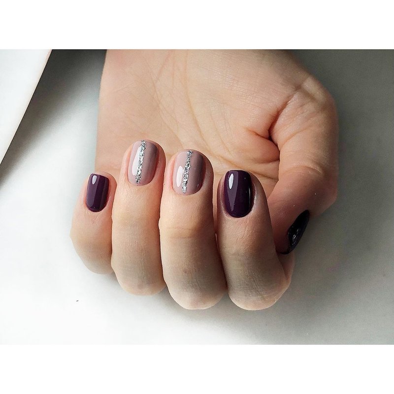 Feng Shui Eggplant Nails