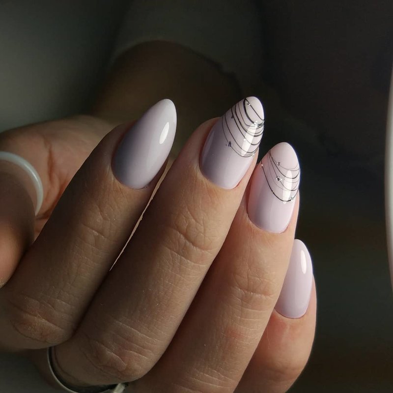 Spider web on nails