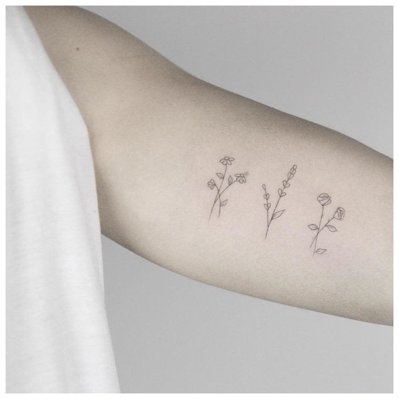 Wild Flower Tattoo