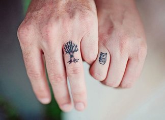 Beautiful double tattoos for lovers