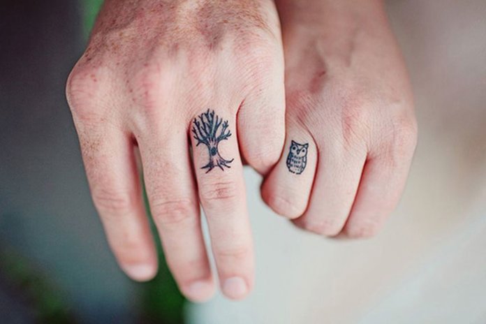 Beautiful double tattoos for lovers