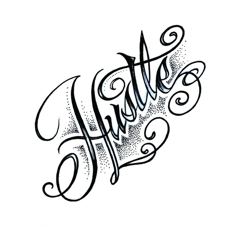 Hustler tattoo sketch