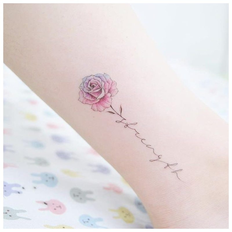 Beautiful flower for tattoo