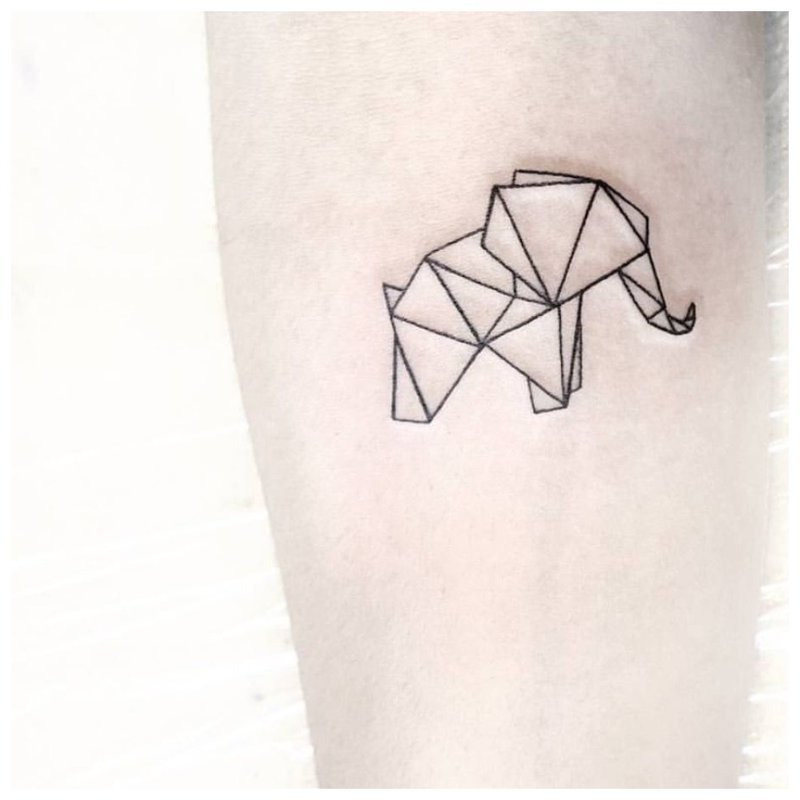 Elephant tattoo